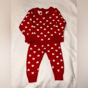 Baby Gap Hearts Knit Set
